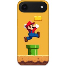 Gramaphone iPhone 17 Air Uyumlu Mario Desenli Telefon Kılıfı + Ekran Koruyucu - 5941