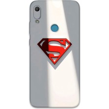 Gramaphone Huawei Y6S Uyumlu Superman Desenli Telefon Kılıfı + Ekran Koruyucu - 5928