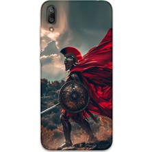 Gramaphone Huawei Y7 Prime 2019 Uyumlu Retro Desenli Telefon Kılıfı + Ekran Koruyucu - 5834