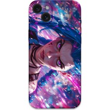 Gramaphone iPhone 15 Plus Uyumlu Anime Desenli Telefon Kılıfı + Ekran Koruyucu - 5912