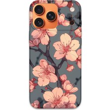 Gramaphone iPhone 17 Pro Max Uyumlu Çiçek Desenli Telefon Kılıfı + Ekran Koruyucu - 5801