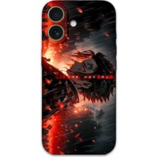 Gramaphone iPhone 16 Plus Uyumlu Anime Desenli Telefon Kılıfı + Ekran Koruyucu - 5922
