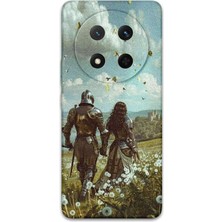 Gramaphone Honor Magic 7 Lite Uyumlu Retro Desenli Telefon Kılıfı + Ekran Koruyucu - 5843