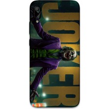 Gramaphone Huawei Y6 2019 Uyumlu Joker Desenli Telefon Kılıfı + Ekran Koruyucu - 5930