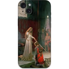 Gramaphone iPhone 15 Plus Uyumlu Retro Desenli Telefon Kılıfı + Ekran Koruyucu - 5835