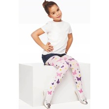 Preshley Daymod Çocuk Desenli Micro Külotlu Çorap Kelebek