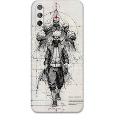 Gramaphone Huawei P Smart S Uyumlu Anime Desenli Telefon Kılıfı + Ekran Koruyucu - 5875