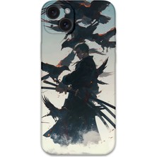 Gramaphone iPhone 15 Plus Uyumlu Anime Desenli Telefon Kılıfı + Ekran Koruyucu - 5892