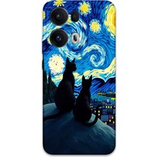 Gramaphone Oppo Reno 13 Pro 5g Uyumlu Kedi Desenli Telefon Kılıfı + Ekran Koruyucu - 5782