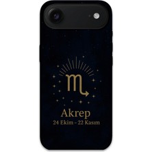 Gramaphone iPhone 17 Air Uyumlu Akrep Burcu Desenli Telefon Kılıfı + Ekran Koruyucu - 5775