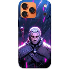 Gramaphone iPhone 17 Pro Uyumlu Geralt Desenli Telefon Kılıfı + Ekran Koruyucu - 5826