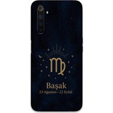 Gramaphone Realme 6 Pro Uyumlu Başak Burcu Desenli Telefon Kılıfı + Ekran Koruyucu - 5773