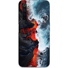 Gramaphone Realme 6 Pro Uyumlu Mermer Desenli Telefon Kılıfı + Ekran Koruyucu - 5811