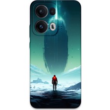Gramaphone Oppo Reno 13 Pro 5g Uyumlu Uzay Desenli Telefon Kılıfı + Ekran Koruyucu - 5864