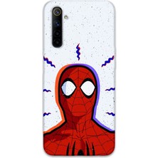 Gramaphone Realme 6 Uyumlu Spiderman Desenli Telefon Kılıfı + Ekran Koruyucu - 5830