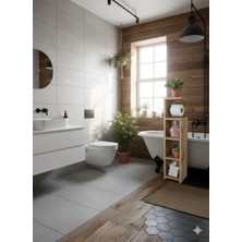 Raflı Peçetelik & Dekoratif Havluluk
