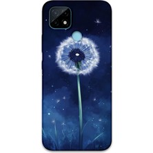 Gramaphone Realme C21 Uyumlu Çiçek Desenli Telefon Kılıfı + Ekran Koruyucu - 5787