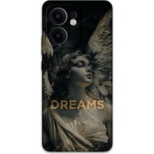 Gramaphone Oppo Reno 13F 5g Uyumlu Retro Desenli Telefon Kılıfı + Ekran Koruyucu - 5832