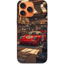 Gramaphone iPhone 17 Pro Uyumlu Araba Desenli Telefon Kılıfı + Ekran Koruyucu - 5759