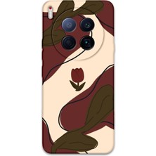 Gramaphone Tecno Camon 40 Premier 5g Uyumlu Çiçek Desenli Telefon Kılıfı + Ekran Koruyucu - 5790