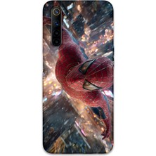 Gramaphone Realme 6 Uyumlu Spiderman Desenli Telefon Kılıfı + Ekran Koruyucu - 5935