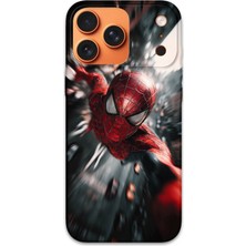Gramaphone iPhone 17 Pro Uyumlu Spiderman Desenli Telefon Kılıfı + Ekran Koruyucu - 5933
