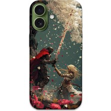 Gramaphone iPhone 17 Uyumlu Retro Desenli Telefon Kılıfı + Ekran Koruyucu - 5838