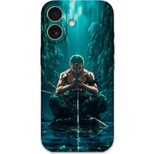 Gramaphone iPhone 16 Plus Uyumlu Anime Desenli Telefon Kılıfı + Ekran Koruyucu - 5757