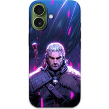 Gramaphone iPhone 17 Uyumlu Geralt Desenli Telefon Kılıfı + Ekran Koruyucu - 5826