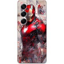 Gramaphone Tecno Camon 40 4g Uyumlu Ironman Desenli Telefon Kılıfı + Ekran Koruyucu - 5828