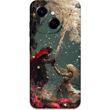 Gramaphone Tecno Spark Go 1 2025 Uyumlu Retro Desenli Telefon Kılıfı + Ekran Koruyucu - 5838