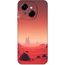 Gramaphone Tecno Spark Go 1 2025 Uyumlu Uzay Desenli Telefon Kılıfı + Ekran Koruyucu - 5859