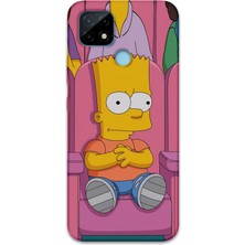 Gramaphone Realme C25 Uyumlu Çizgi Film Desenli Telefon Kılıfı + Ekran Koruyucu - 5820