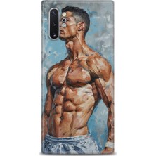 Samsung Galaxy Note 10 Plus Hd Baskılı Kılıf + Seramik Tam Kaplayan Ekran Koruyucu 4