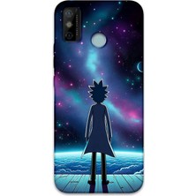 Gramaphone Tecno Spark 6 Go Uyumlu Rick Desenli Telefon Kılıfı + Ekran Koruyucu - 5944