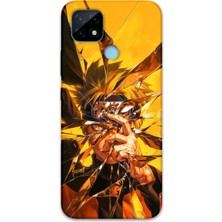 Gramaphone Realme C25 Uyumlu Anime Desenli Telefon Kılıfı + Ekran Koruyucu - 5873