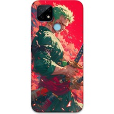 Gramaphone Realme C25 Uyumlu Anime Desenli Telefon Kılıfı + Ekran Koruyucu - 5894