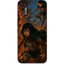 Gramaphone Tecno Spark 7t Uyumlu Anime Desenli Telefon Kılıfı + Ekran Koruyucu - 5744