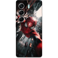Gramaphone Tecno Camon 40 4g Uyumlu Spiderman Desenli Telefon Kılıfı + Ekran Koruyucu - 5933