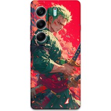 Gramaphone Tecno Camon 40 4g Uyumlu Anime Desenli Telefon Kılıfı + Ekran Koruyucu - 5894