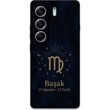 Gramaphone Tecno Camon 40 Pro 5g Uyumlu Başak Burcu Desenli Telefon Kılıfı + Ekran Koruyucu - 5773