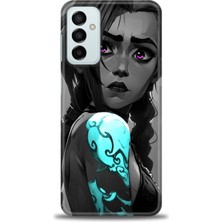 Samsung Galaxy M23 Hd Baskılı Kılıf + Seramik Tam Kaplayan Ekran Koruyucu 279