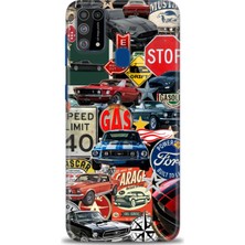 Rulet Samsung Galaxy M31 Hd Baskılı Kılıf + Seramik Tam Kaplayan Ekran Koruyucu 482