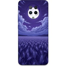 Gramaphone Poco F2 Pro Uyumlu Çiçek Desenli Telefon Kılıfı + Ekran Koruyucu - 5797