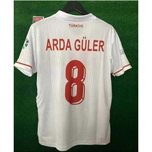 FRAGOLA Türkiye Euro 2024 A.r.d.a-G.ü.l.e.r 8 Numara Iç Saha Forması (Beyaz)