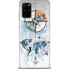 Rulet Samsung Galaxy S20 Plus Hd Baskılı Kılıf + Seramik Tam Kaplayan Ekran Koruyucu 82