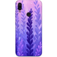 Gramaphone Xiaomi Redmi Note 7 Uyumlu Çiçek Desenli Telefon Kılıfı + Ekran Koruyucu - 5798