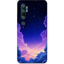 Gramaphone Xiaomi Mi Note 10 Uyumlu Uzay Desenli Telefon Kılıfı + Ekran Koruyucu - 5867