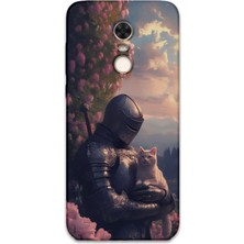 Gramaphone Xiaomi Redmi 5 Plus Uyumlu Retro Desenli Telefon Kılıfı + Ekran Koruyucu - 5845