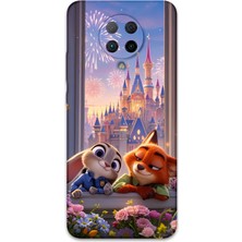 Gramaphone Poco F2 Pro Uyumlu Zootopia Desenli Telefon Kılıfı + Ekran Koruyucu - 5943